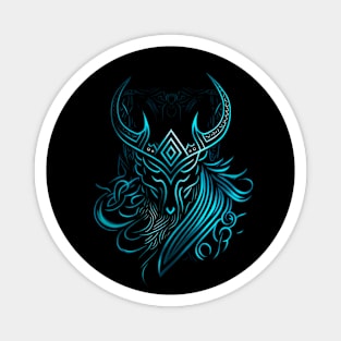 Viking, blue symbol Magnet